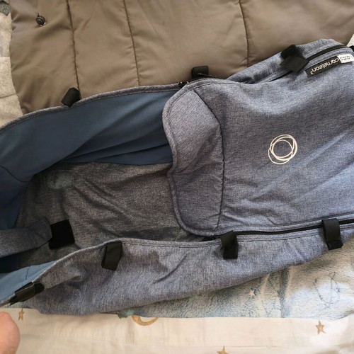 Bugaboo Cameleon 3 stroller used with portbebe and footmuff