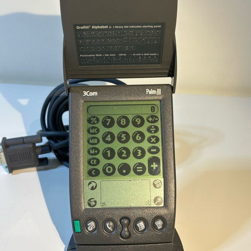 Palm III 3Com used handheld organizer with touchscreen and stylus