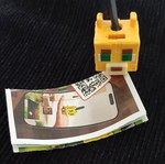 Kinder Minecraft toy
