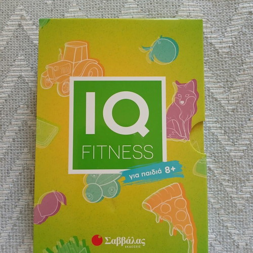 IQ Fitness board game used, card game by Savvalas editions