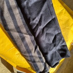 S.Oliver scarf new blue and beige unisex Black edition