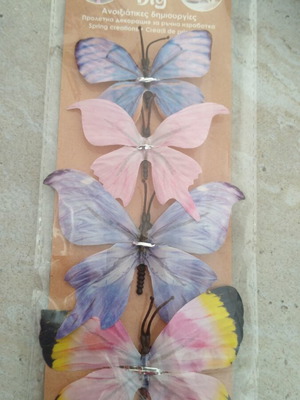 DIY butterflies new for decoration or crafts in original packaging