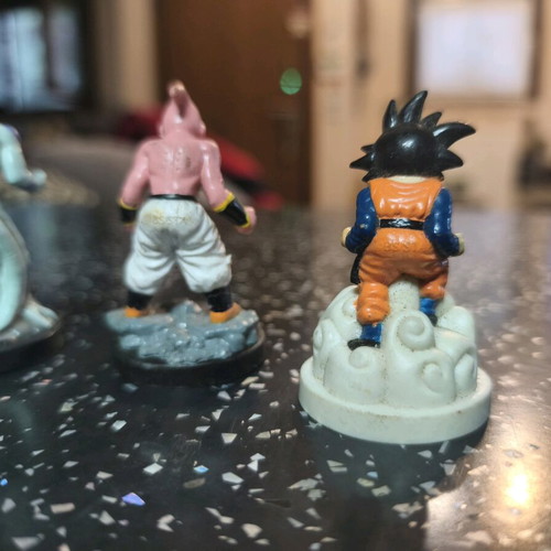 Dragonball figures used, set of 4 pieces