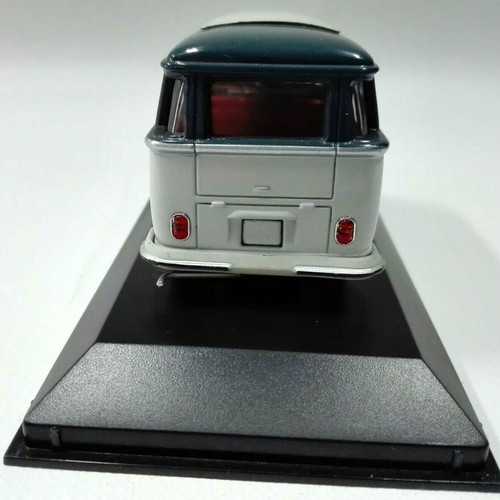 Volkswagen Bus Samba Minichamps 1:43 scale like new, gray/blue