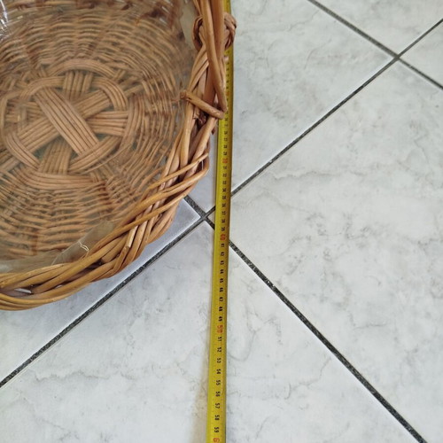 Wicker baskets used, set of two, large and medium size