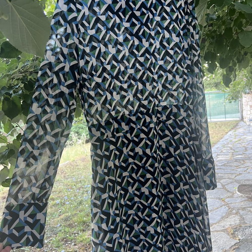 Attrativo Midi Dress Large, like new, colorful, transparent