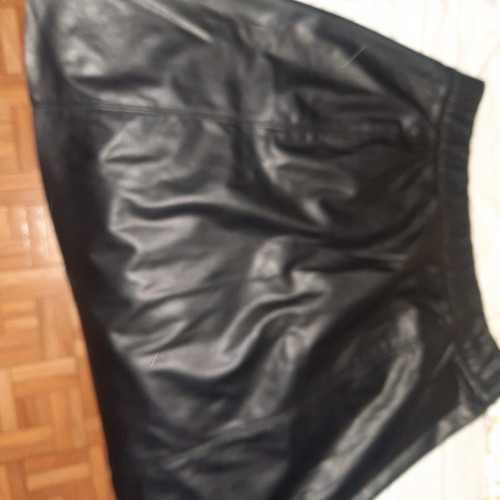 Celestino skirt new, faux leather style M-L, black
