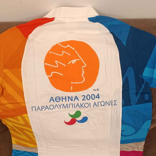 Polo shirt Athens 2004 Paralympic Games Adidas new