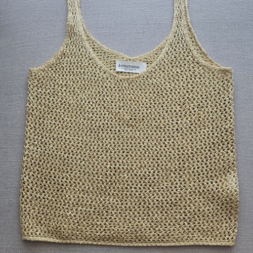 Stradivarius top καινούργιο, μέγεθος M 38, κίτρινο