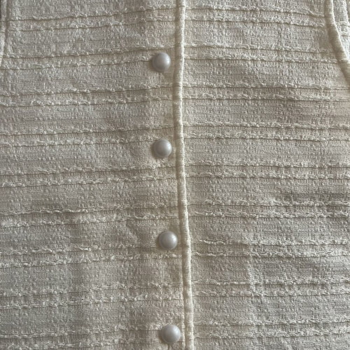 Vintage style sleeveless top ivory S/M like new by H&M