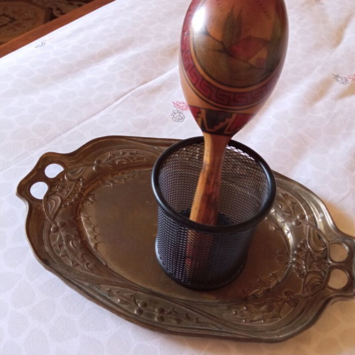Painted maracas used, good condition