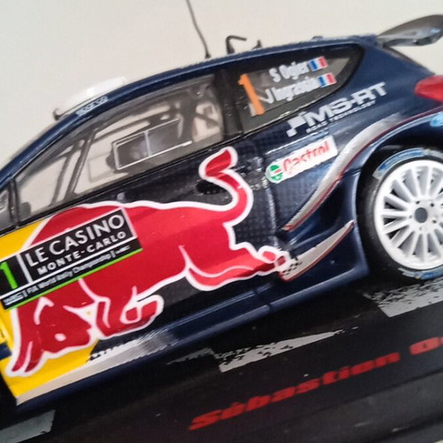Ford Fiesta WRC collectible miniature car like new