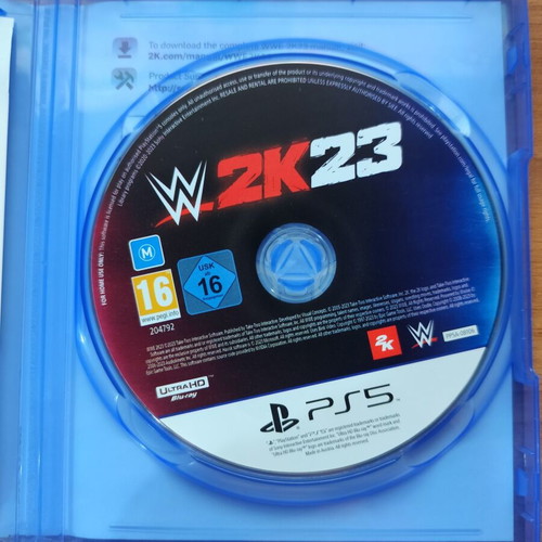 WWE 2K23 PS5 game like new