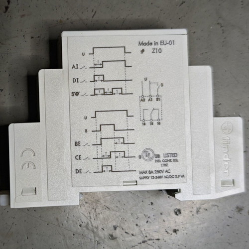 Finder 80.01.0.240.0000 modular timer used