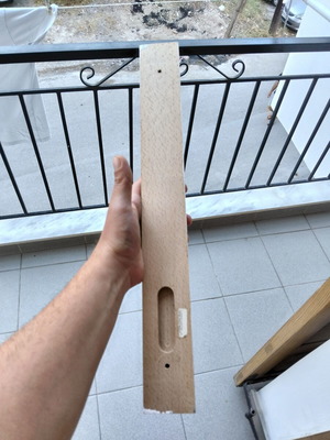 Wall-mounted coat rack like new