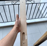 Wall-mounted coat rack like new