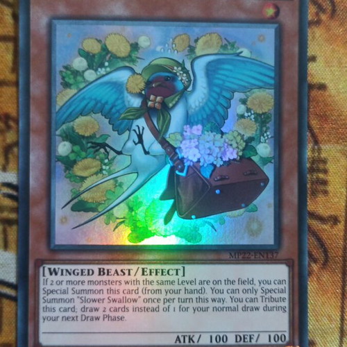 Slower Swallow Yu-Gi-Oh! card super rare like new