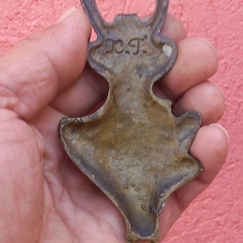 Bottle opener used, brass