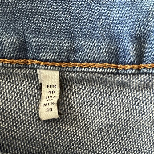 Zara high-waisted jeans, blue, size M / 38 / 10