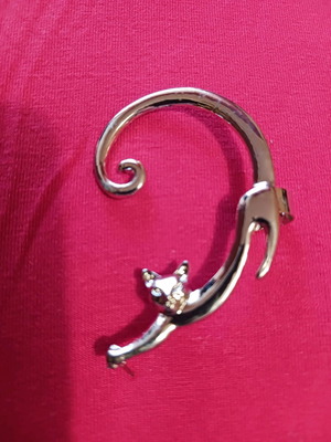 Cat-shaped earring new modern design