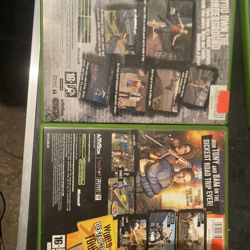 Tony Hawk's Underground 1 and 2 Xbox games