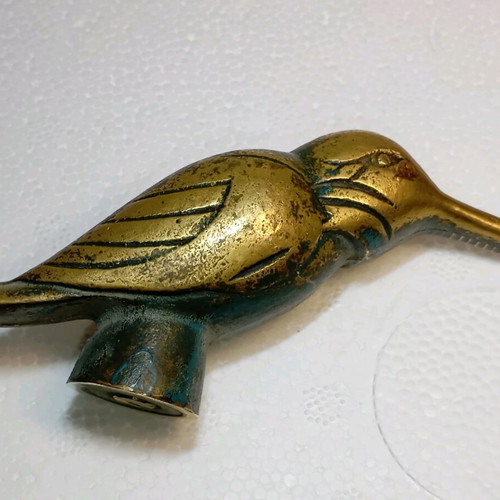 Brass decorative bird used