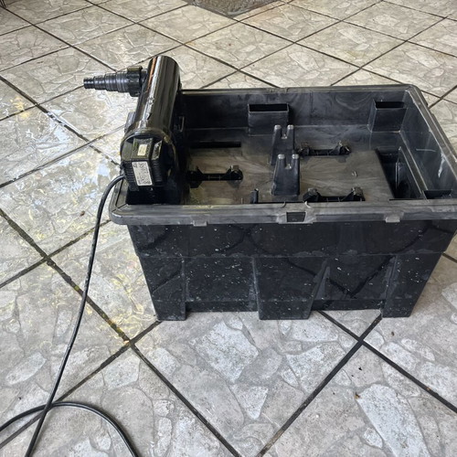 Pontec koi pond filter with 11W UV lamp and pontovario 3500 pump