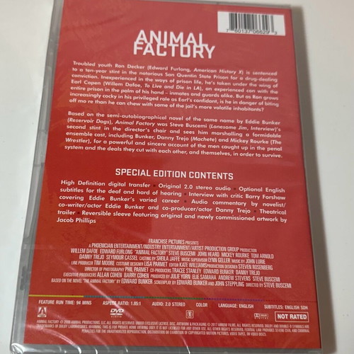 Animal Factory DVD new with English subtitles, drama