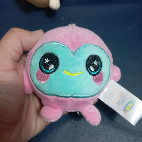 SQUEEZAMALS plush owl like new 14x16cm