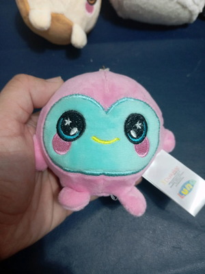 SQUEEZAMALS plush owl like new 14x16cm