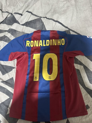 Barcelona FC Ronaldinho 2005/06 Nike jersey used, authentic