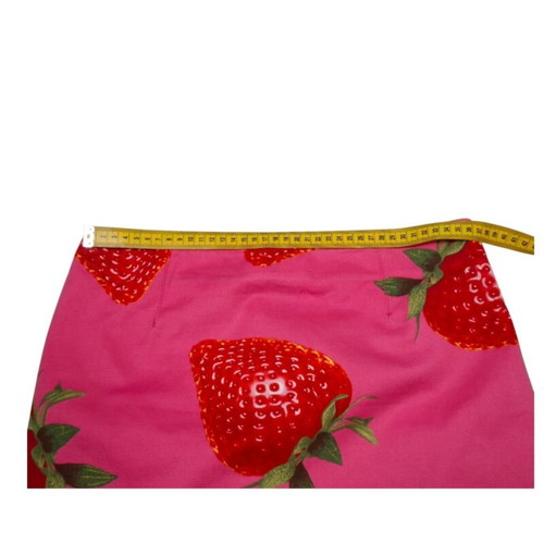 Fiorucci Grace vintage skirt used with strawberry print, made in Italy