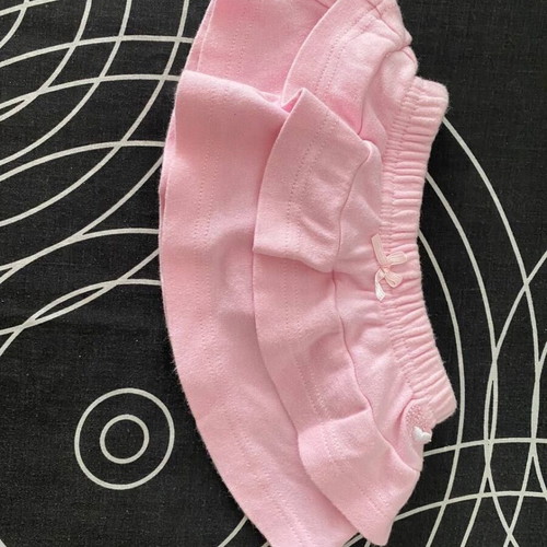 Girls swimsuit 6 months pink with skirt like new