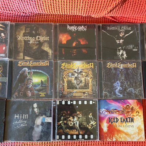 Metal CDs used from metal bands