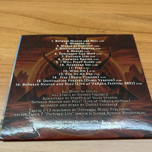 Metal Hammer Magazine November 2022 with Firewind CD like new
