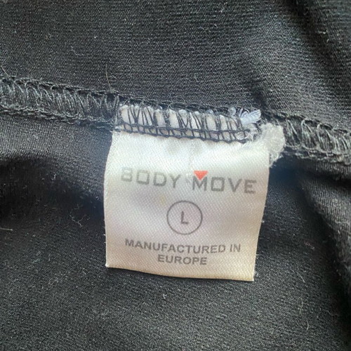 Body Move (Bdmv.) women's sports capri leggings like new, size L, black