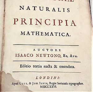 Newton's Philosophiæ Naturalis Principia Mathematica. London 1726