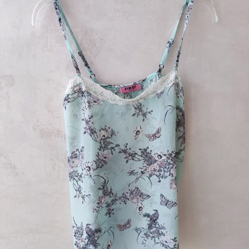 Cami top with transparency - One Size