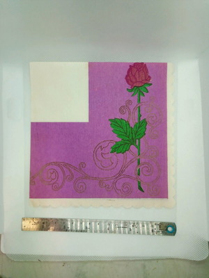 Collectible napkin D'70 unique