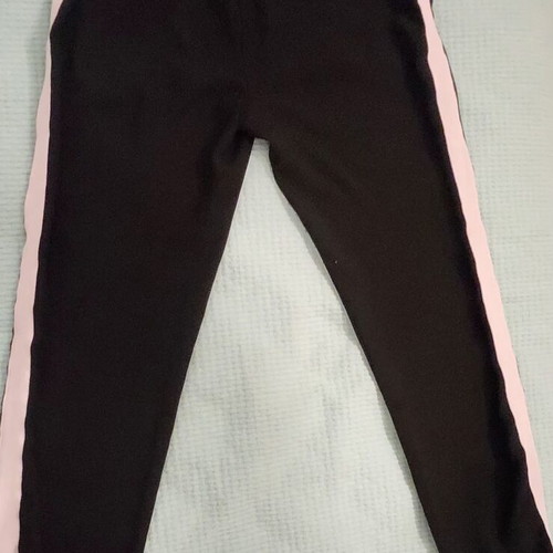 Best Mountain black tracksuit pants with white stripe, size S, like new