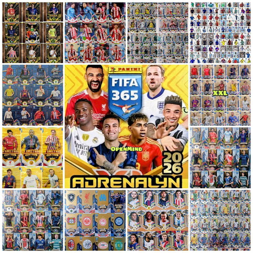 FIFA 365 2026 Adrenalyn XL full sticker collection
