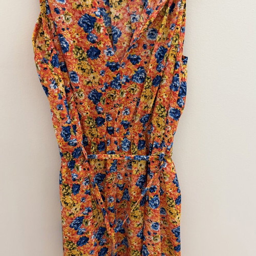 Regalinas floral tirante dress with waist belt new