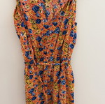 Regalinas floral tirante dress with waist belt new