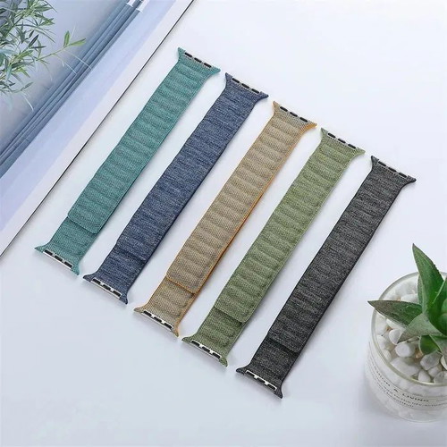 Denim Band with Magnetic Closure for Apple Watch New