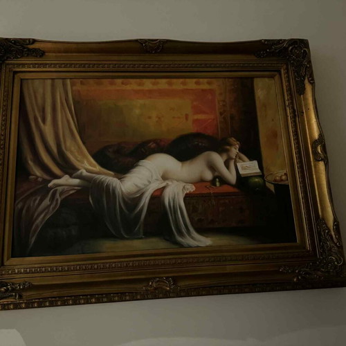 Painting in frame new, dimensions 88x118x9 cm
