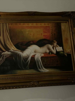 Painting in frame new, dimensions 88x118x9 cm