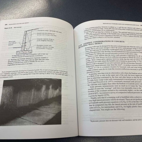 Foundation Analysis and Design by Joseph E. Bowles 5th Edition new