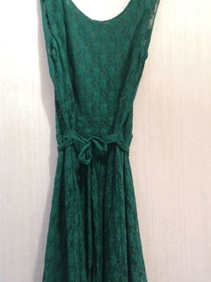 Φόρεμα Angel City μεταχειρισμένο με δαντέλα πράσινο μέγεθος L