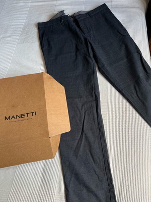 Manetti pants new, size XXL, black and gray