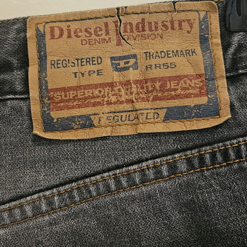 Diesel men's jeans used, size 31, gray, length 102 cm